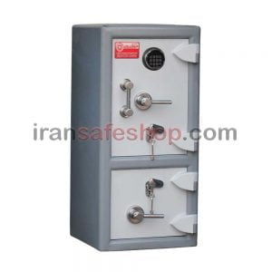 گاوصندوق ضدسرقت موحدی مدل TS1000D دو طبقه رمز مکانیکی