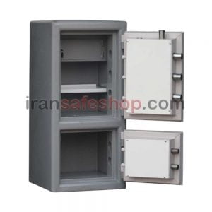گاوصندوق ضدسرقت موحدی مدل TS1000D دو طبقه رمز مکانیکی