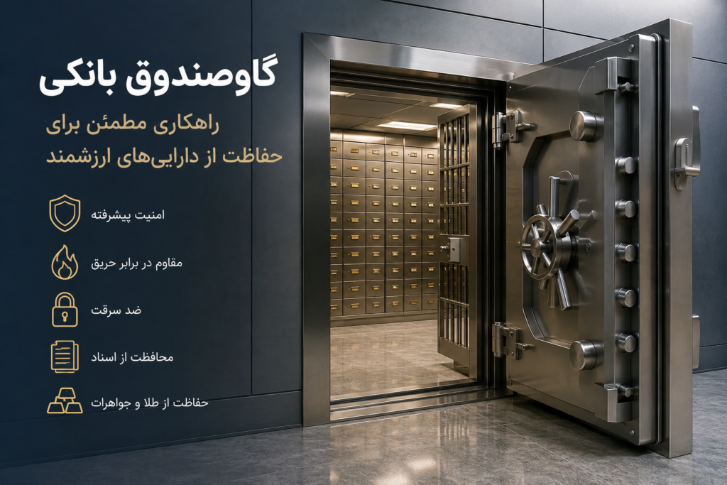 کاربرد گاوصندوق بانکی در حفاظت از اسناد، طلا و داراییهای ارزشمند